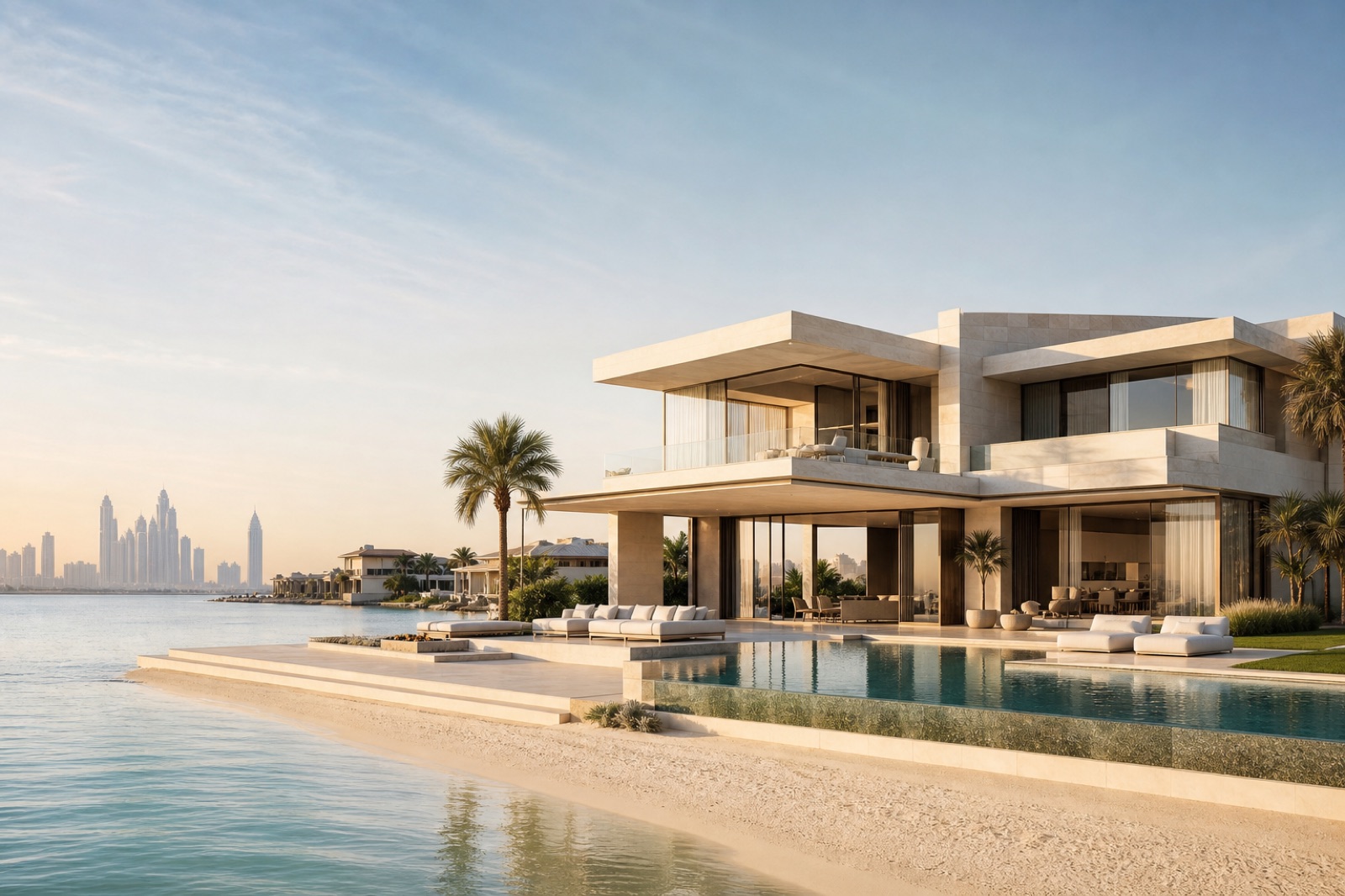 Вилла у воды — концепция Aurelia Estates